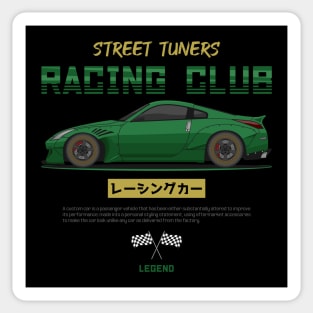 Midnight Racer Green 350 Z JDM Sticker